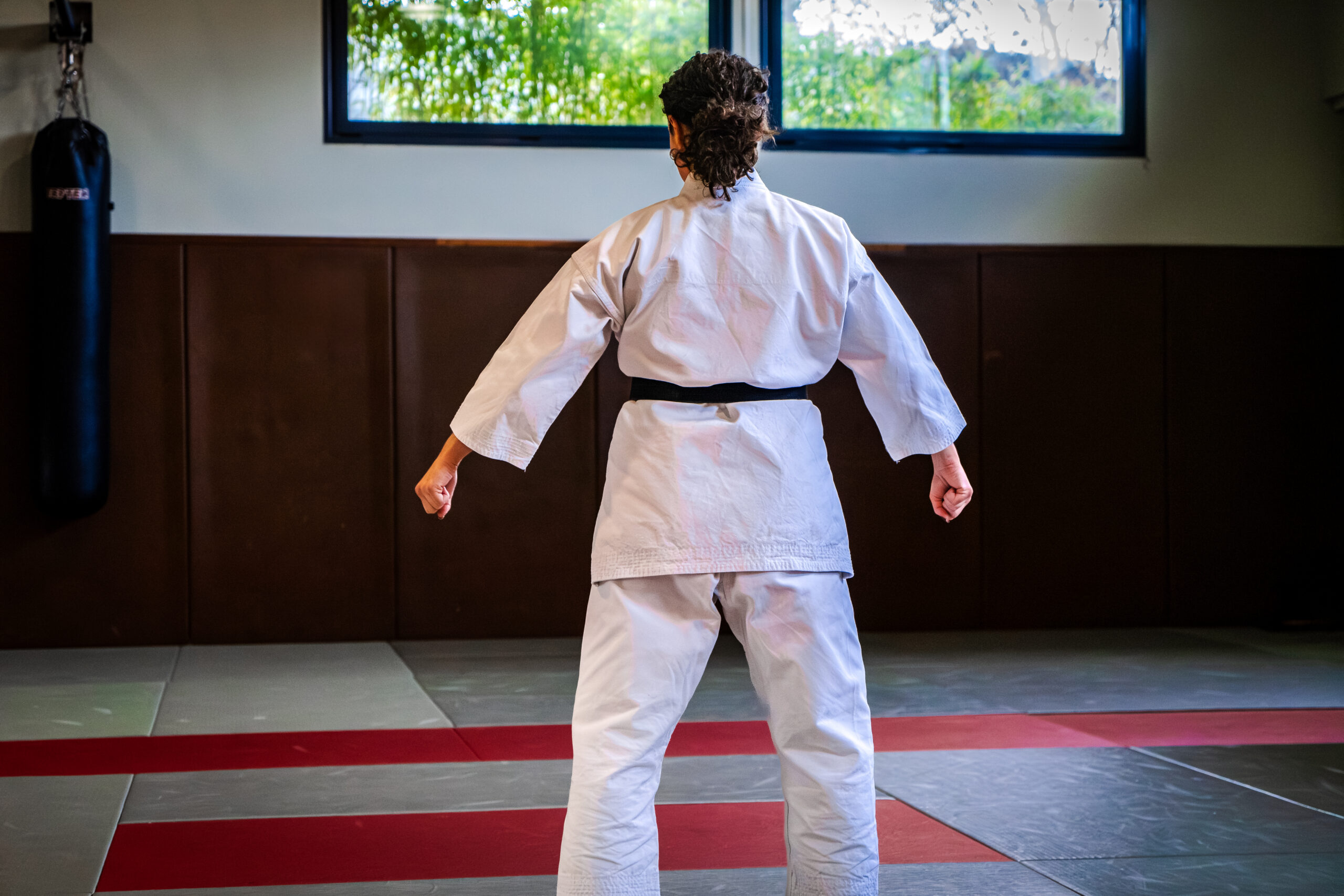 Le dojo du club de karaté de Mions